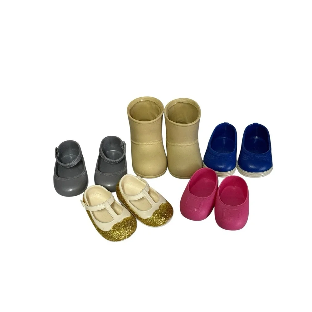 Our Generation Doll Shoes Lot Of 5 Pairs Fits‎ American Girl 18 